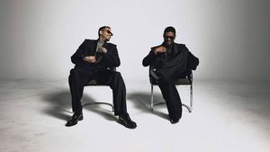 Usher and Chris Brown