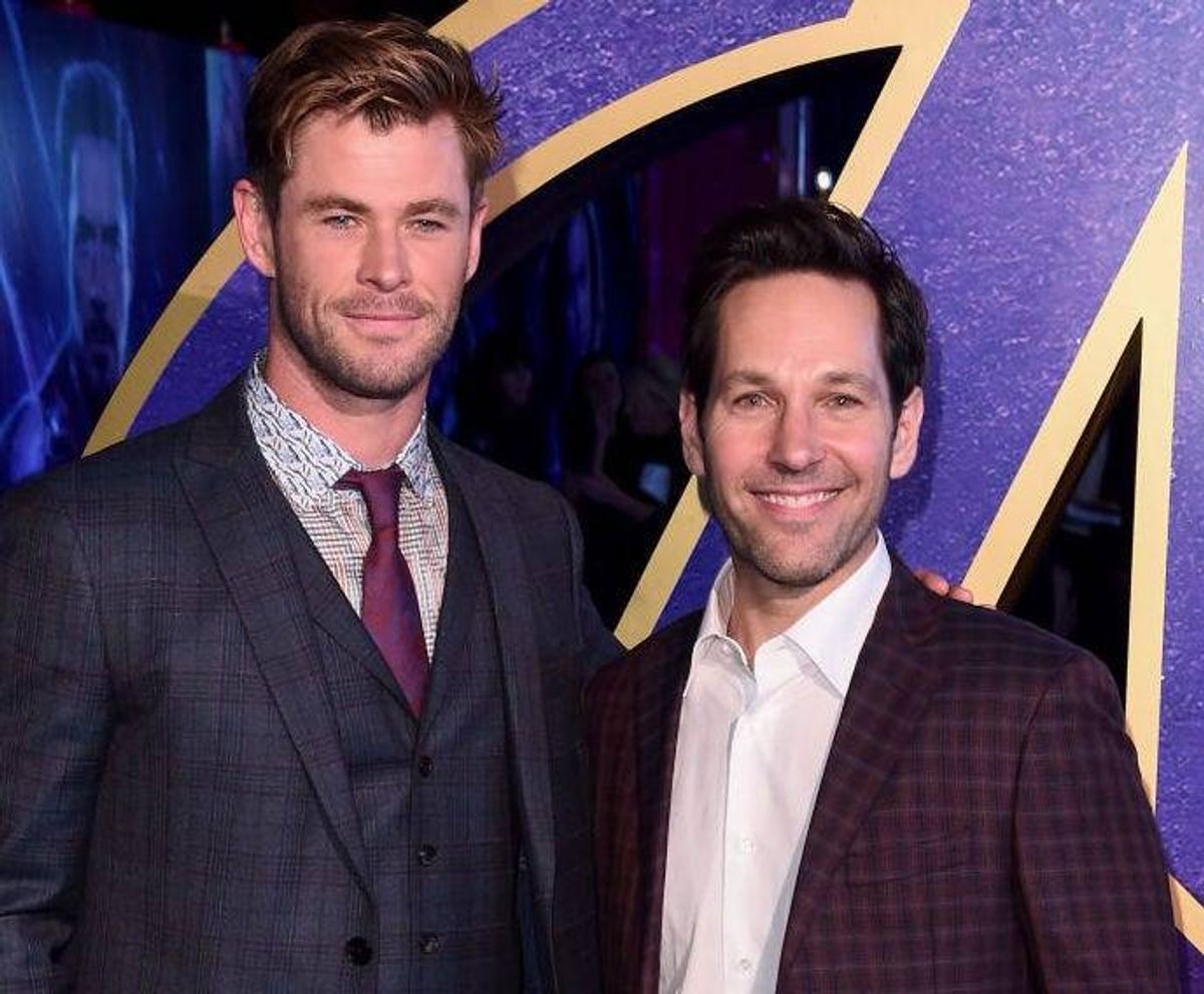 Chris Hemsworth and Paul Rudd