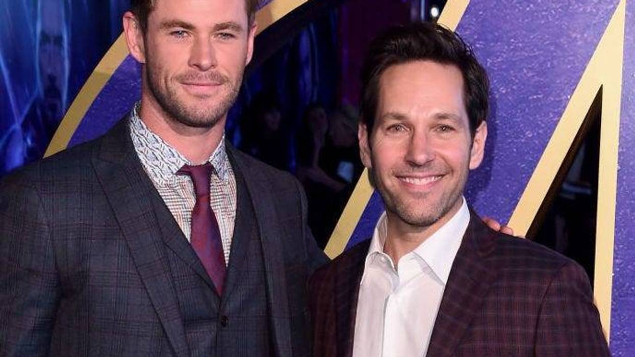 Chris Hemsworth and Paul Rudd