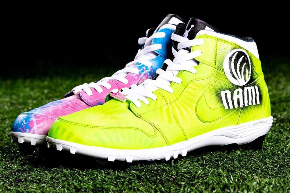 Chris Hubbard Infertility/NAMI cleats