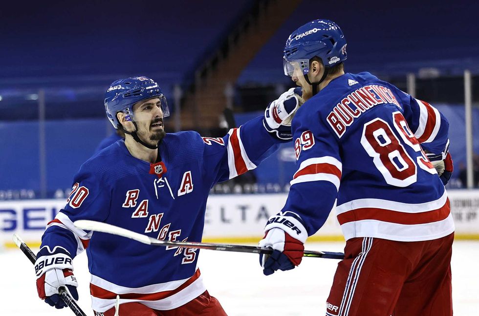 Chris Kreider and Pavel Buchnevich
