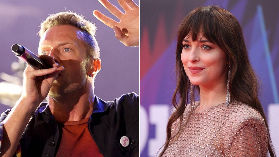 Coldplay's Chris Martin and Dakota Johnson are also binging 'Squid Game': 'It's confusingly f***ed up'
