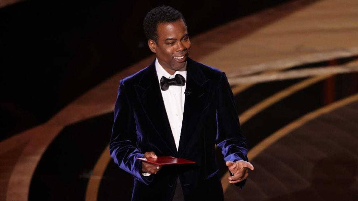 Chris Rock speaks onstage during the 94th Annual Academy Awards at Dolby Theatre on March 27, 2022 in Hollywood, California