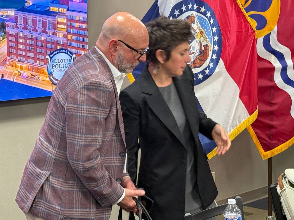 Chris Saracino with Mayor Cara Spencer