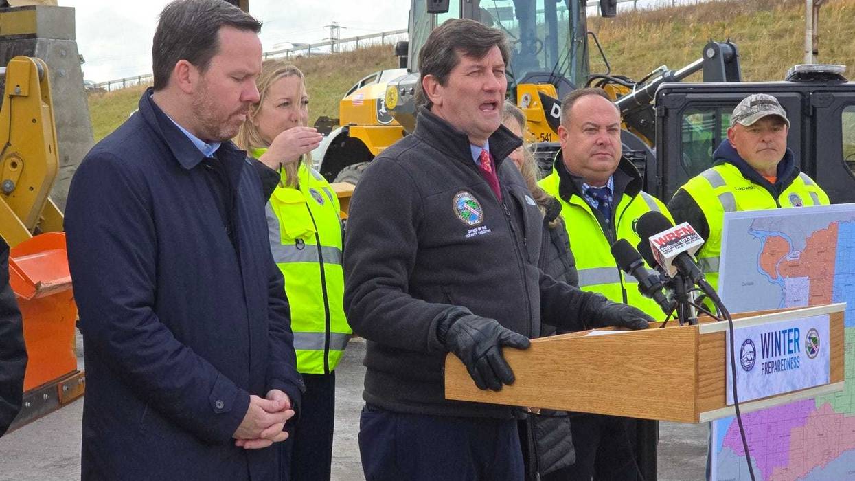 Chris Scanlon and Mark Poloncarz