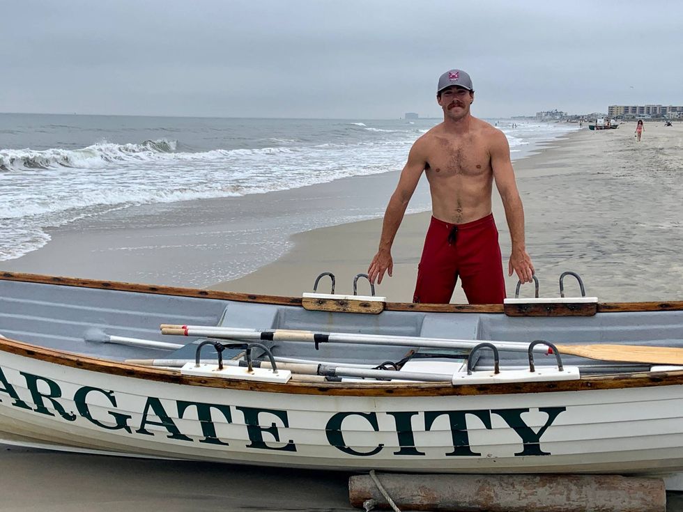 Chris Spires is a lifeguard with the Margate Beach Patrol.