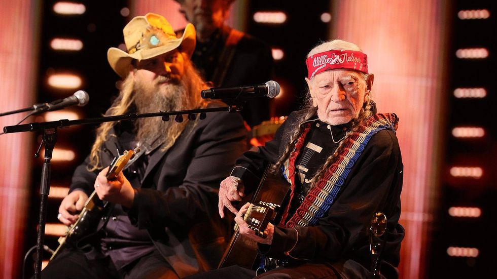 Chris Stapleton and Willie Nelson