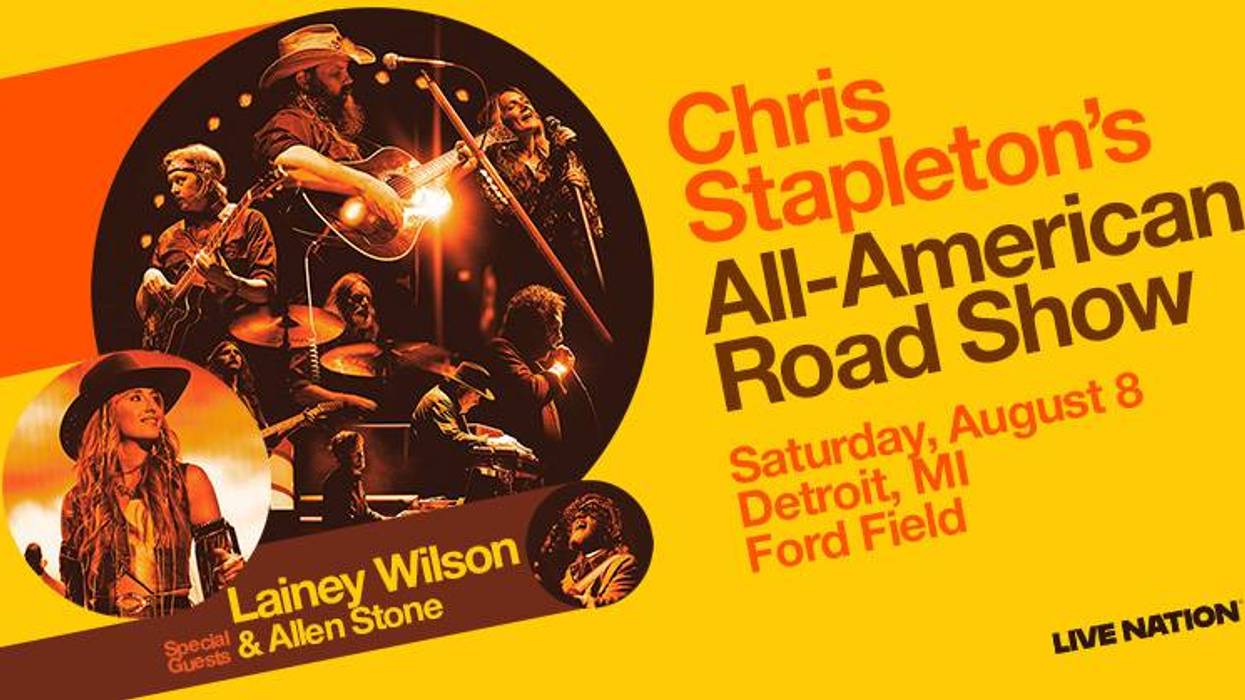Chris Stapleton's All-American Road Show, Lainey Wilson, Allen Stone. Aug 8, Detroit, MI.