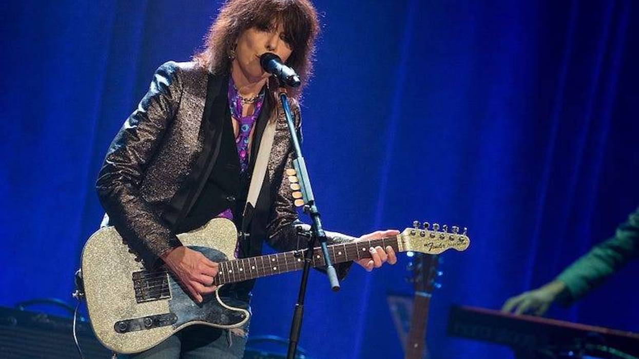 Chrissie Hynde of the Pretenders performs live in concert