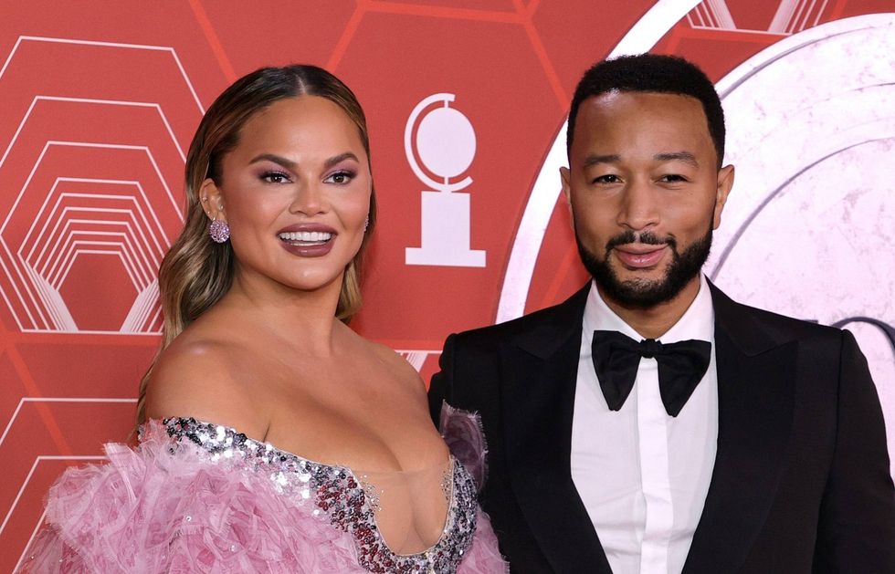 Chrissy Teigen, John Legend and kids dress up as the Addams Family for Halloween