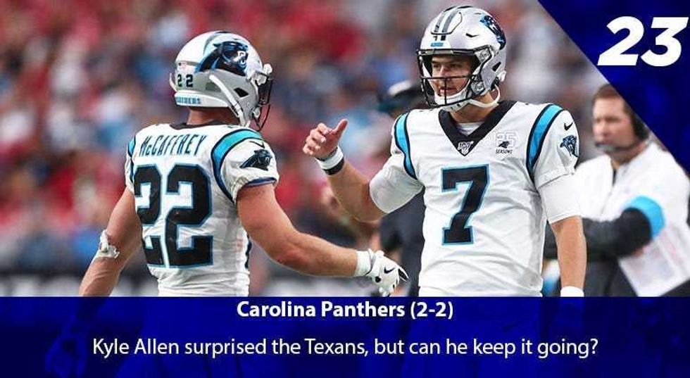 Christian McCaffrey, Kyle Allen