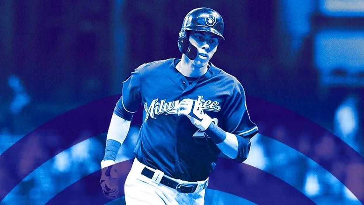 Christian Yelich of the Milwaukee Brewers