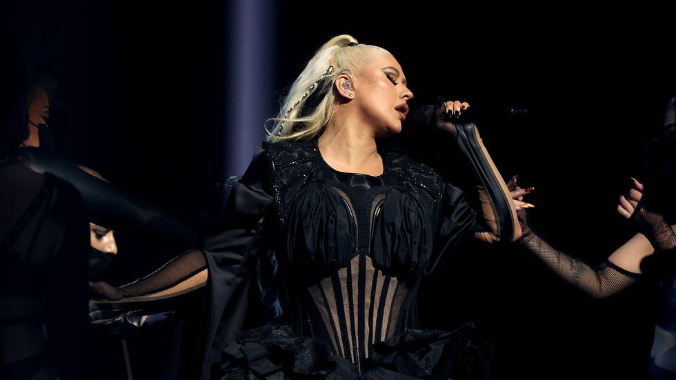 Watch Christina Aguilera turn 'Genie In A Bottle' into an epic Rock song during career-spanning set