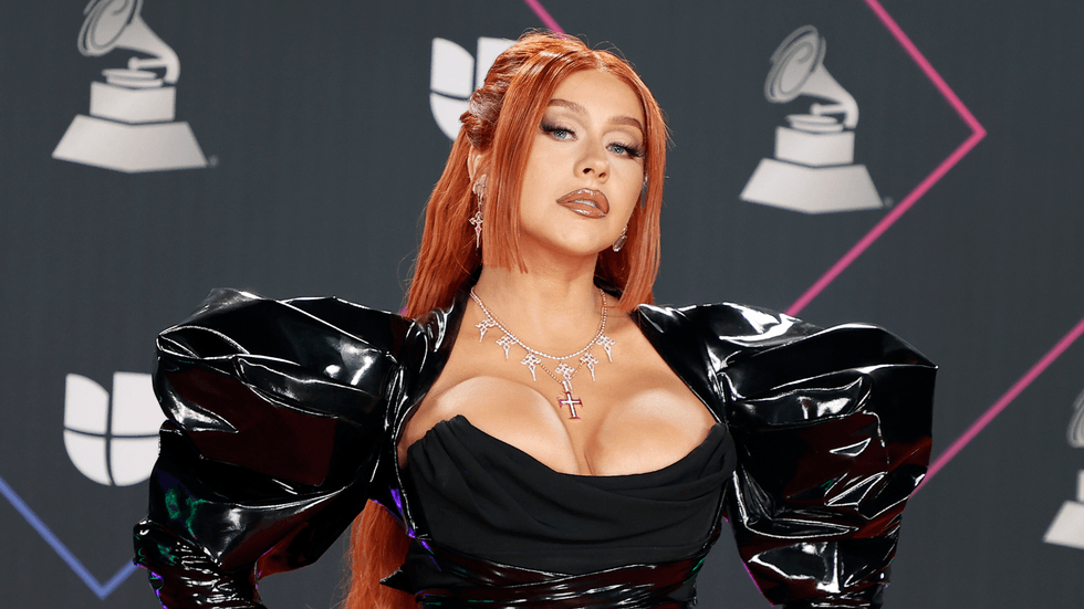 Christina Aguilera lets the genie out the bottle in topless 41st birthday photo shoot