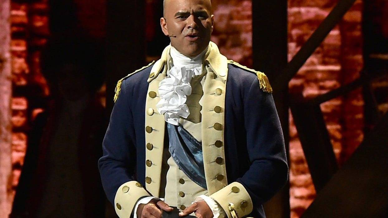 Christopher Jackson of 'Hamilton' performs onstage during the 70th Annual Tony Awards at The Beacon Theatre on June 12, 2016 in New York City.