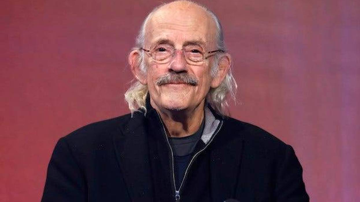 Christopher Lloyd attends the German Film and Comic Con Winter Edition 2023 at the Messehalle.