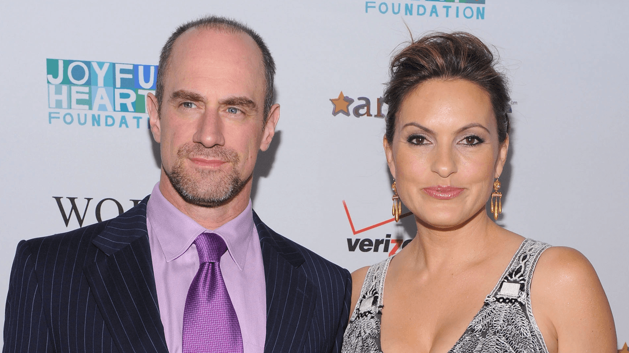 Christopher Melon and Mariska Hargitay