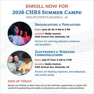 ENROLL NOW: 2026 CHRS Summer Camps