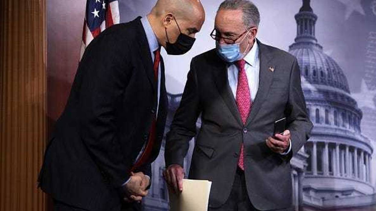 Chuck Schumer and Cory Booker