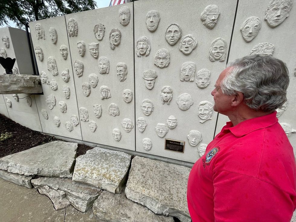 Chuck Wehrli looks upon Naperville