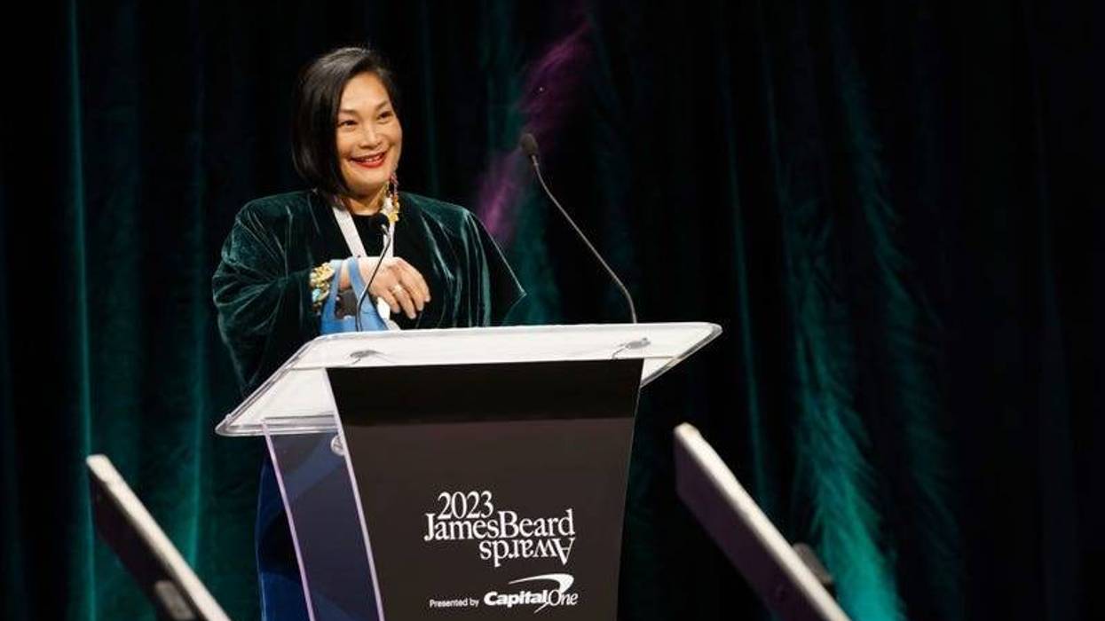 Chutatip “Nok” Suntaranon, of Kalaya in Philadelphia wins Best Chef: Mid-Atlantic at the 2023 James Beard Restaurant And Chef Awards at Lyric Opera Of Chicago on June 05, 2023 in Chicago, Illinois.