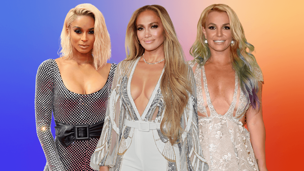 Ciara, Jennifer Lopez and Britney Spears