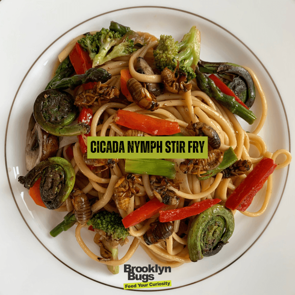 Cicada Nymph Stir Fry