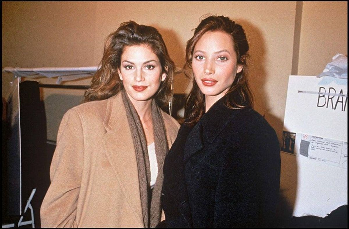 Cindy Crawford and Christy Turlington