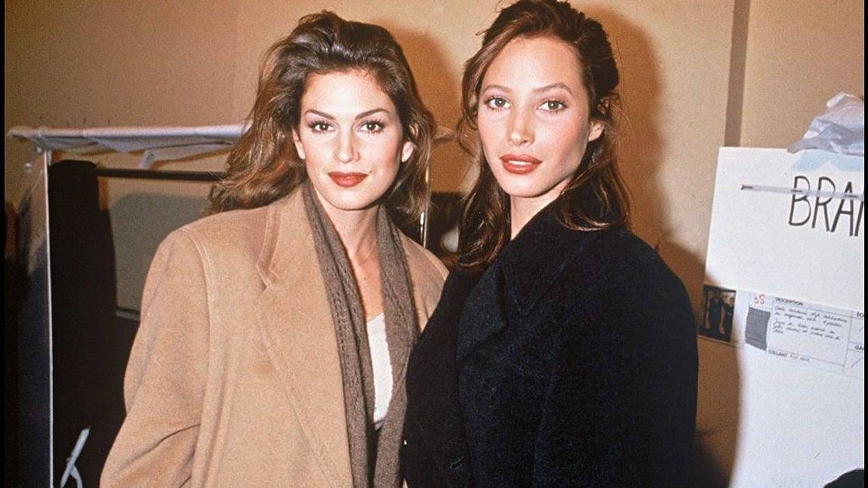Cindy Crawford and Christy Turlington