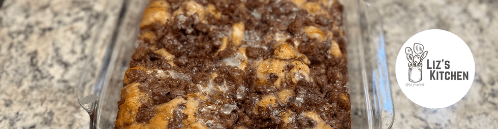 Cinnamon Roll and Sausage Bake