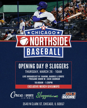 Join 104.3 The Score and Circa Sports at Sluggers for the Home Opener!