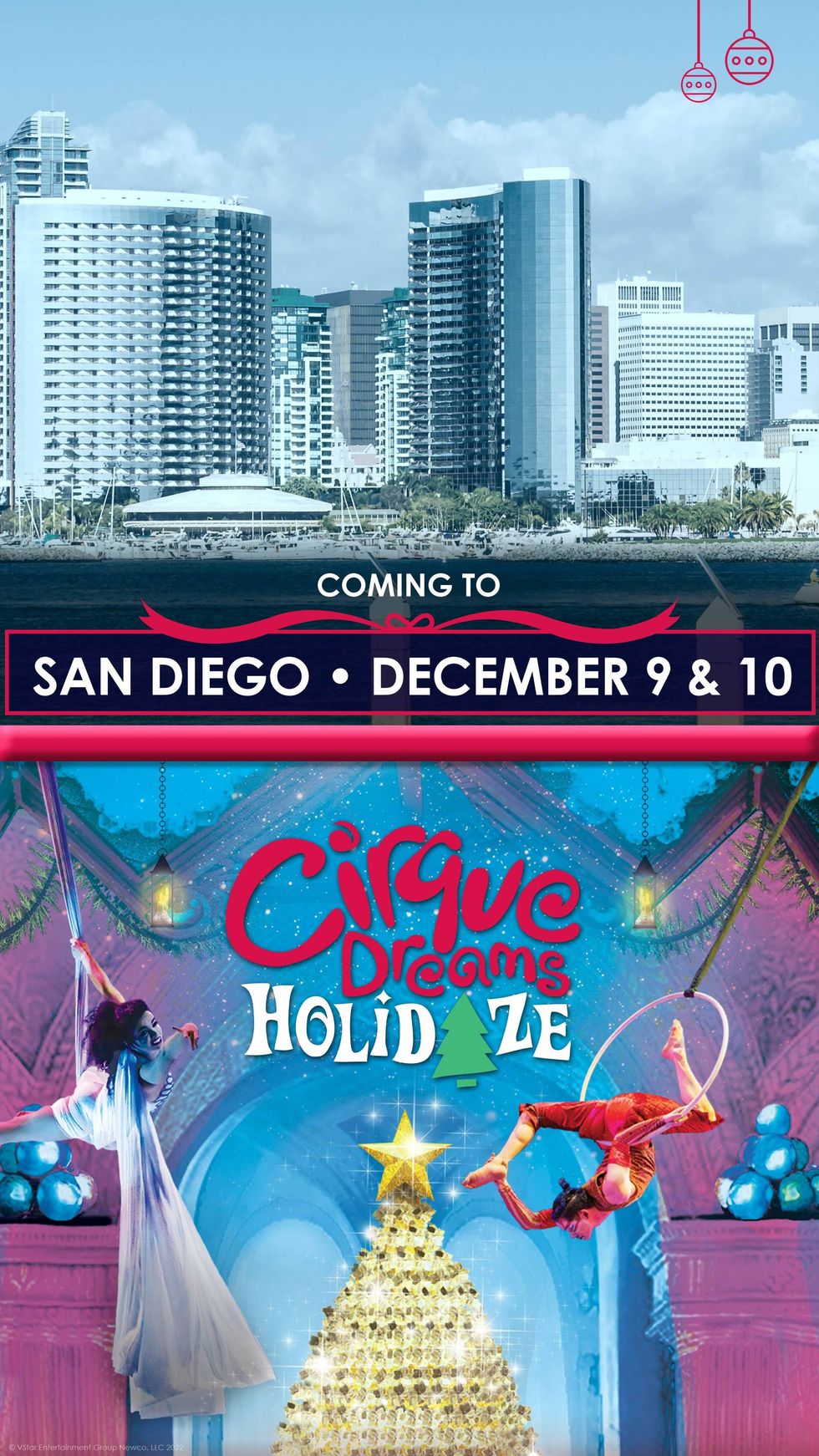 Cirque Dreams Holidaze flyer.
