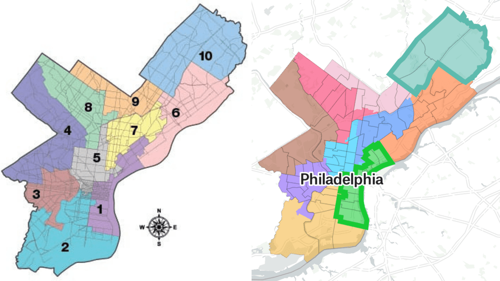 City council district maps