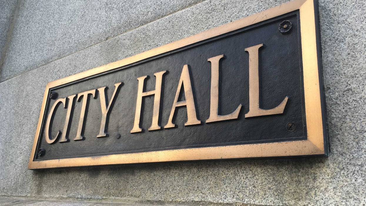 City Hall sign