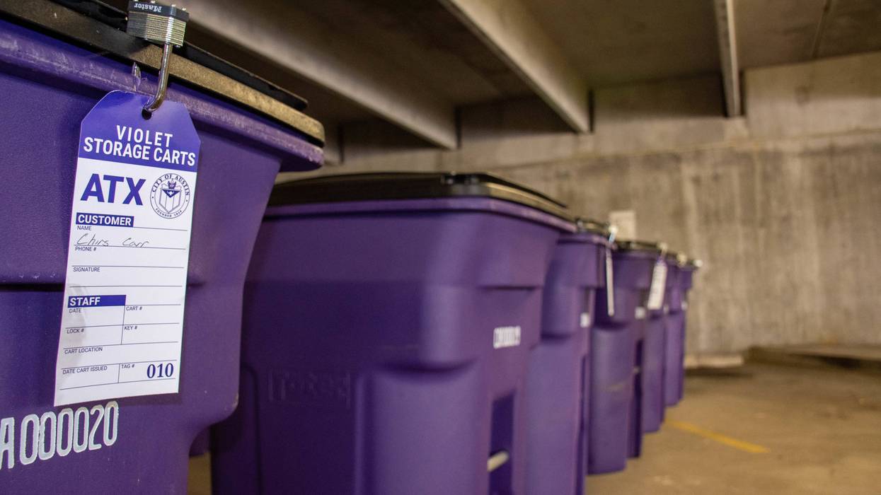 City of Austin homeless storage
