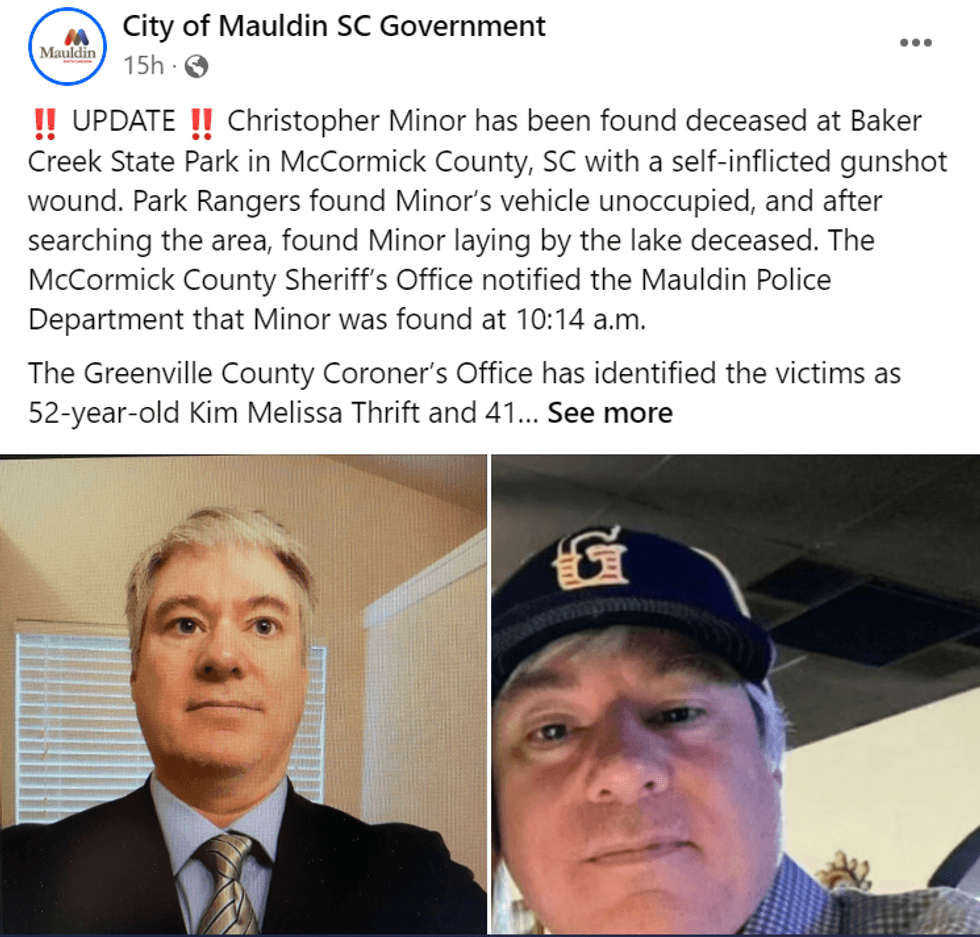 City of Mauldin Facebook Page