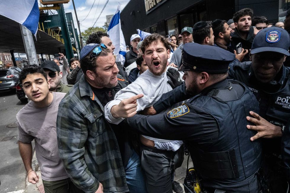 Clashes broke out again in Gravesend on April 27, 2025, as pro-Palestinian and pro-Israeli groups faced off at a canceled Itamar Ben-Gvir event