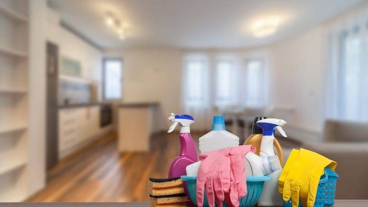 Clean, House, Living Room, Cleaning Supplies, Rubber Gloves