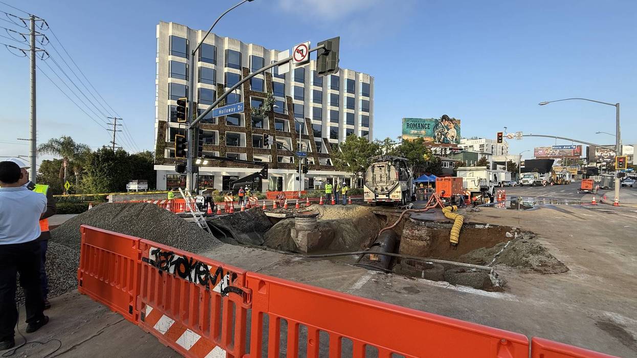 Cleanup continues in WeHo after massive flooding from water main break