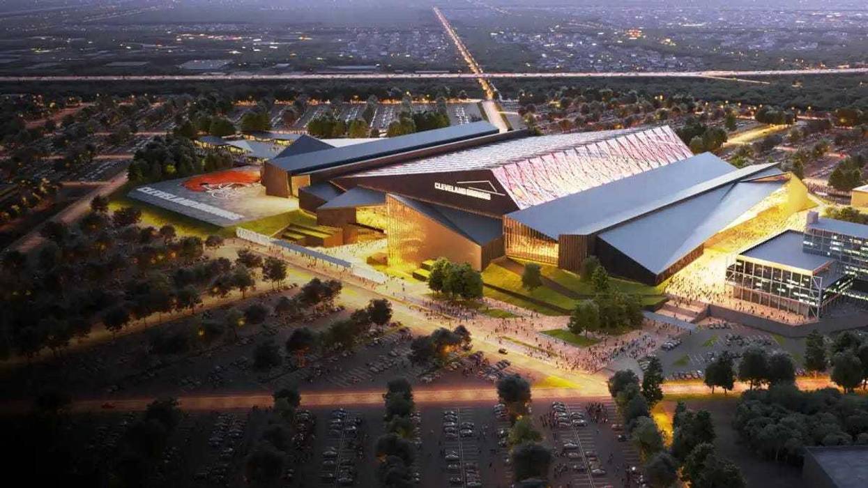 Cleveland Browns Brook Park stadium rendering.