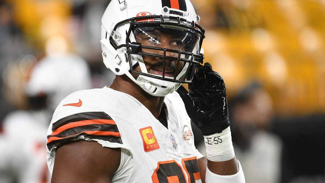 Cleveland Browns defensive end Myles Garrett