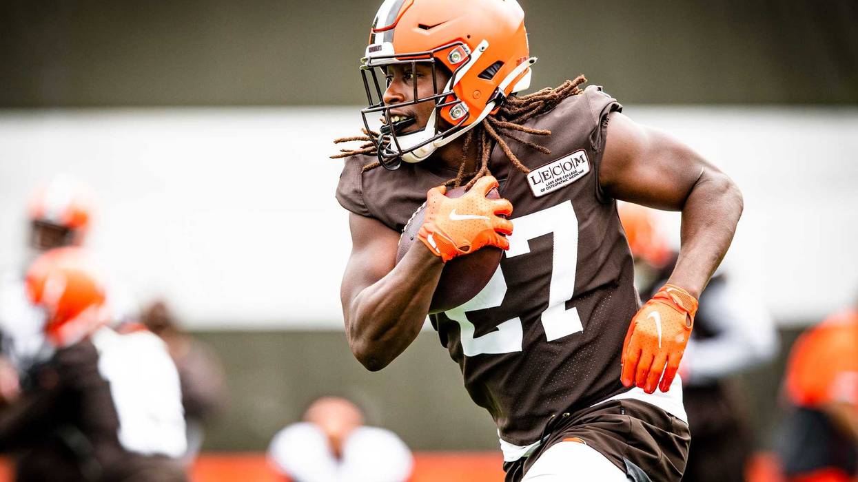 Cleveland Browns running back Kareem Hunt