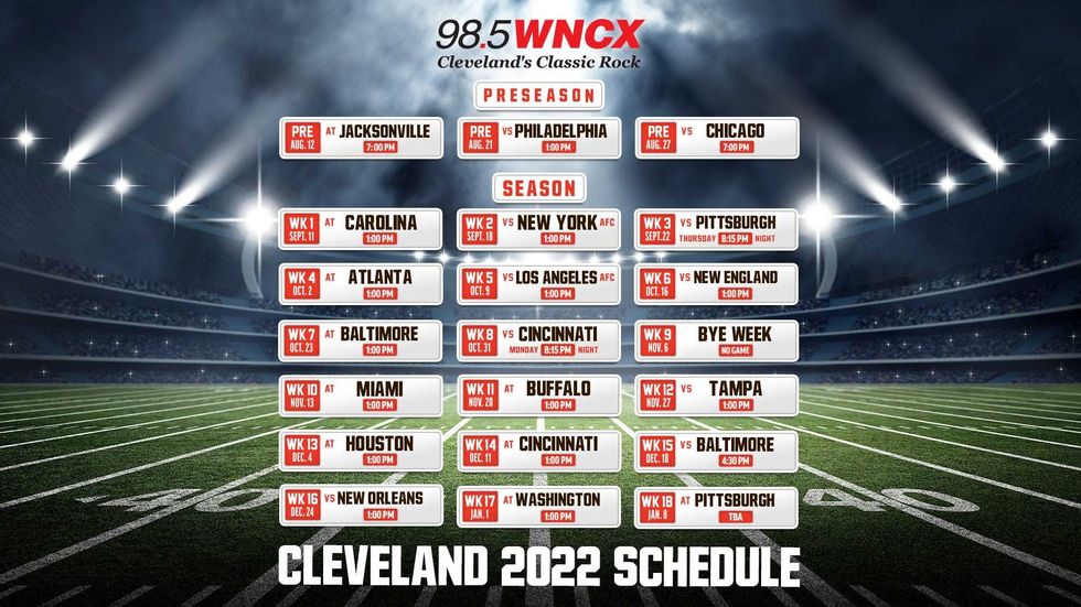 Cleveland Browns Schedule