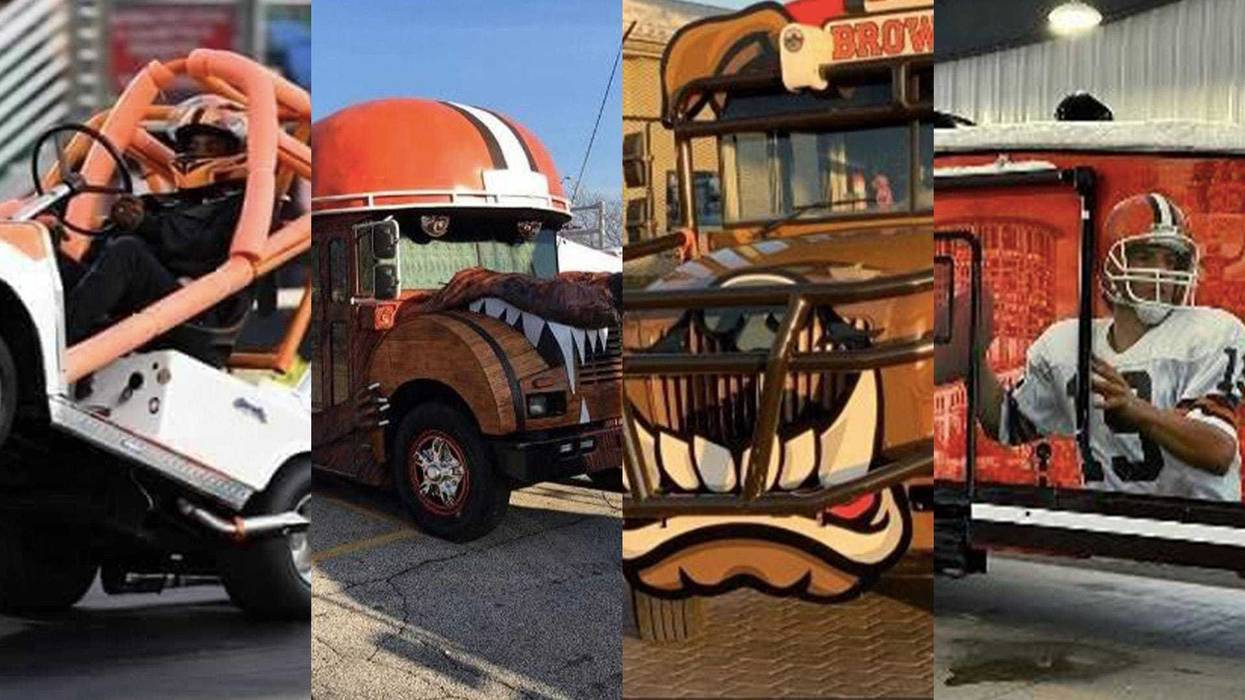 Cleveland Browns Super Fan Contest winners