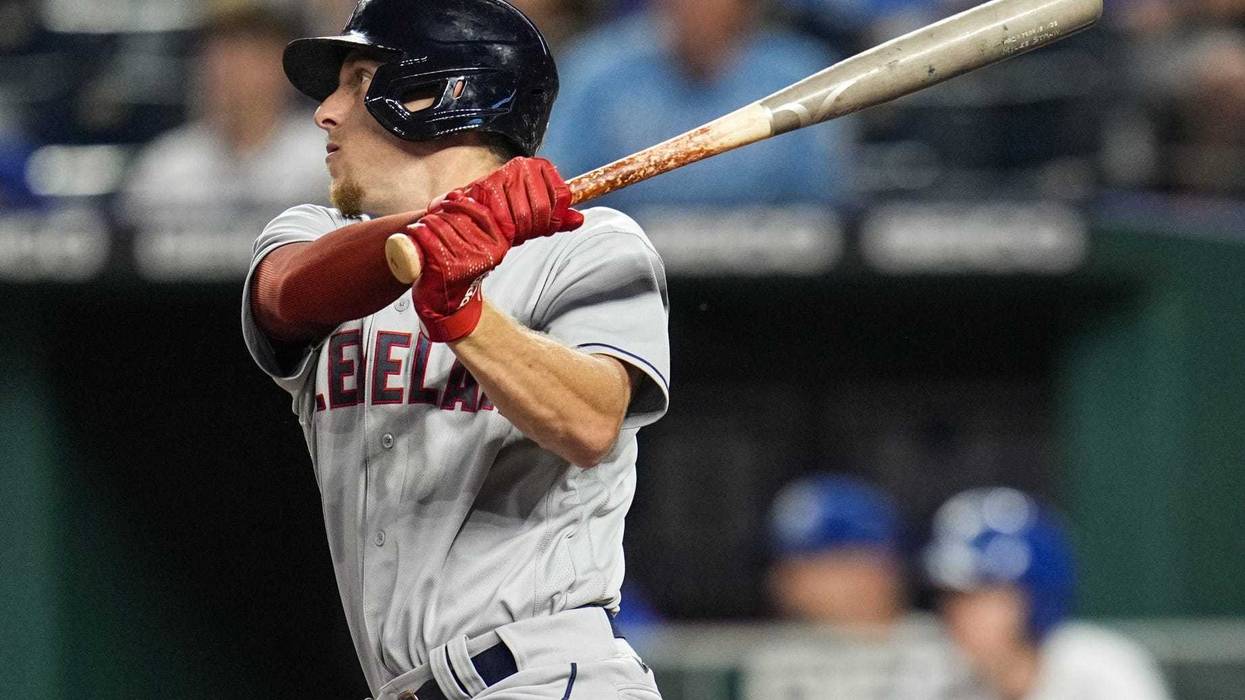 Cleveland Guardians center fielder Myles Straw