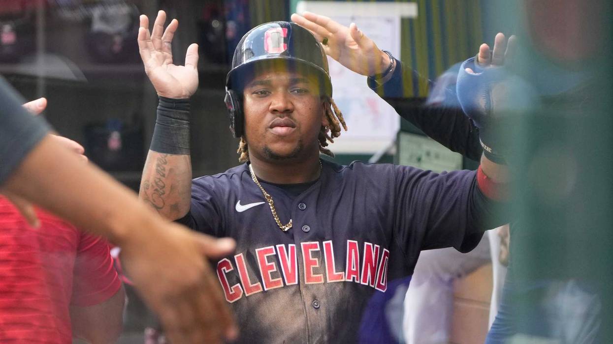 Cleveland Indians third baseman Jose Ramirez (11)