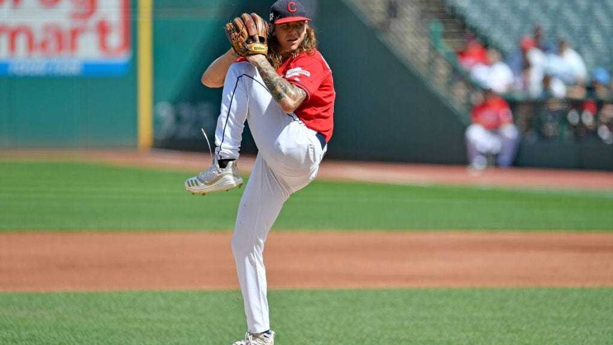 CLEVELAND, OHIO - SEPTEMBER 14: Starting pitcher Mike Clevinger #52 of the Cleveland Indians pitches during the first inning against the Minnesota Twins during the first game of a double header at Progressive Field on September 14, 2019 in Cleveland, Ohio