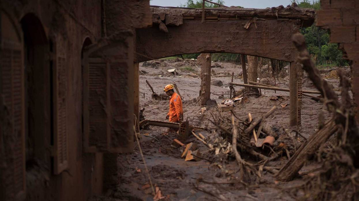 Climate COP30 Indigenous Dam Bursts