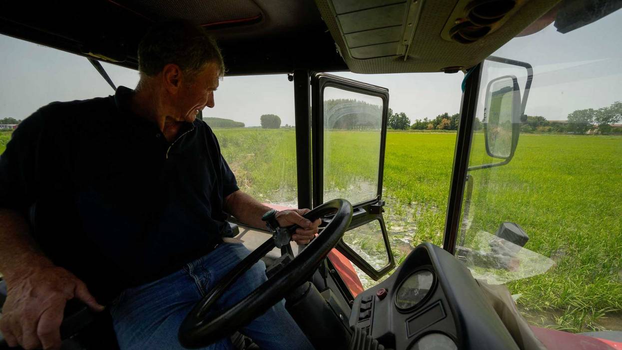 Climate EU Italy Drought Rice