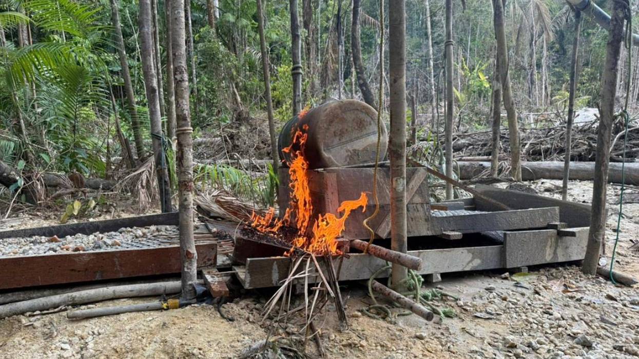 Climate Interpol Gold Mining Operation